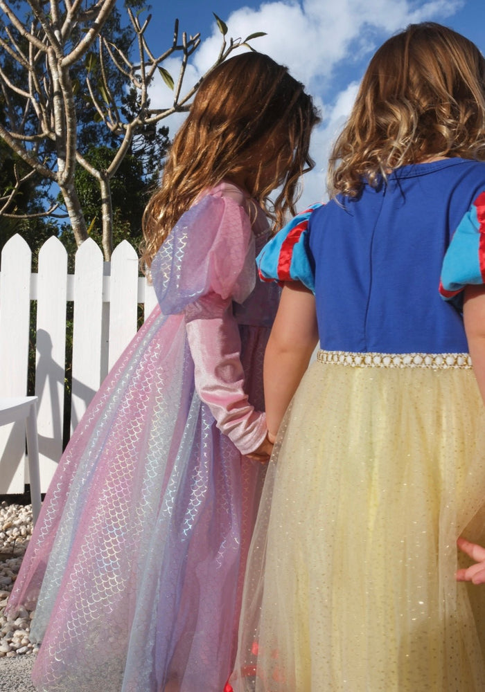 Enchanted Snow White Princess Birthday Party Dress Costume & Headband - Fox Baby & Co