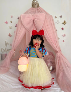 Classic Snow White Princess Birthday Party Dress Costume & Headband - Fox Baby & Co