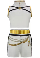 Load image into Gallery viewer, Kids Girls K - POP Style Demon Hunter Mira Zoey Costume Top, Shorts &amp; Jacket 3 Piece - Fox Baby &amp; Co
