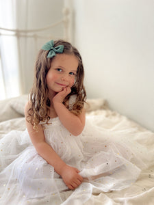 Little Girls Christmas Sparkle Tulle Dress (pre order) - Fox Baby & Co