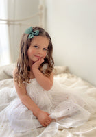 Load image into Gallery viewer, Little Girls Christmas Sparkle Tulle Dress (pre order) - Fox Baby &amp; Co
