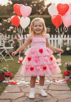 Load image into Gallery viewer, Girl My Sweetheart Tulle Dress - Pink (pre order) - Fox Baby &amp; Co
