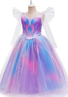 Load image into Gallery viewer, Glinda Purple Princess Birthday Long Sleeve Party Dress Costume - Fox Baby &amp; Co
