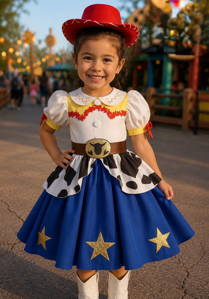 Jessie Cowgirl Toy Story Princess Dress & Hat Set 🤠✨ - Fox Baby & Co