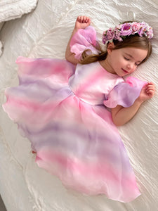 Kids little girls Cotton Candy Luxe Party Dress (pre order) - Fox Baby & Co