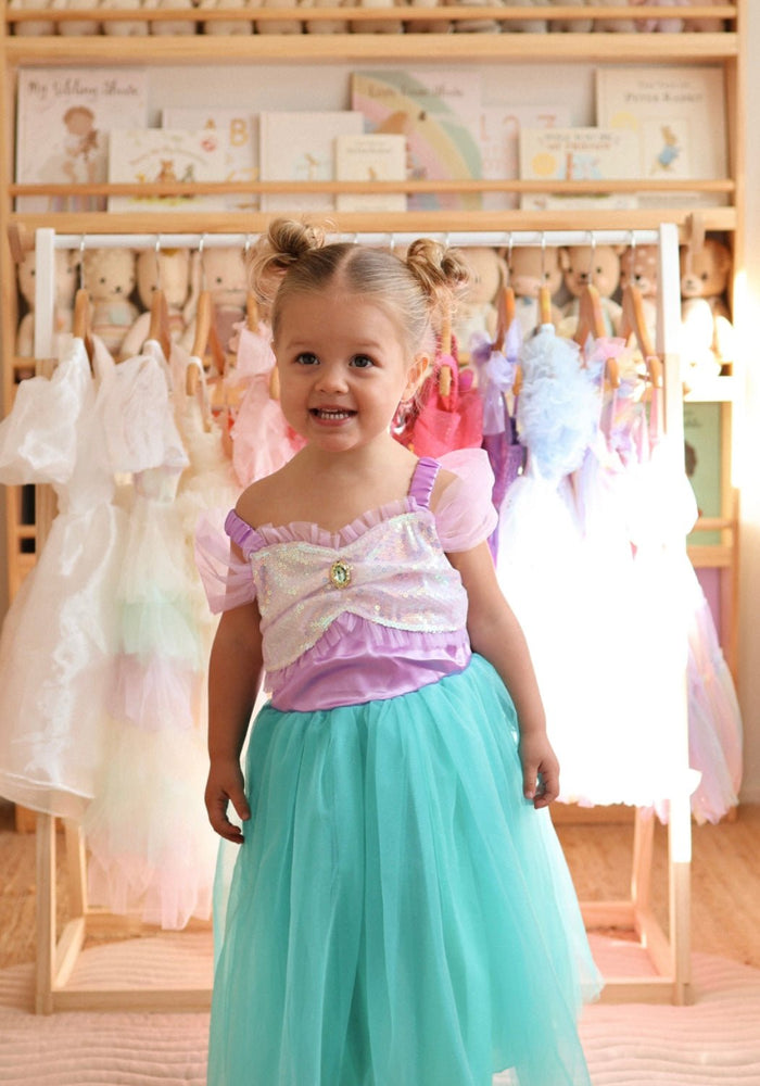 Magical Mermaid Luxe Princess Birthday Party Dress - Fox Baby & Co