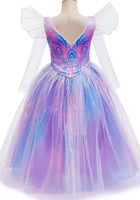 Load image into Gallery viewer, Glinda Purple Princess Birthday Long Sleeve Party Dress Costume - Fox Baby &amp; Co
