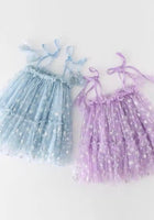 Load image into Gallery viewer, Sparkle Snow Princess Kids little Girls Tulle Dress - Purple - Fox Baby &amp; Co
