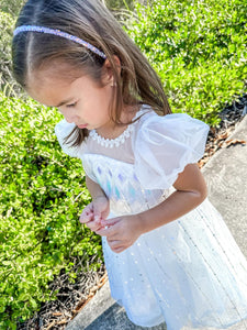 White Snow Princess Birthday Party Dress - Fox Baby & Co