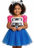 Load image into Gallery viewer, New Gabby’s Dollhouse Inspired Party Dress with Cat Ears Headband - Halloween Costume - Fox Baby &amp; Co
