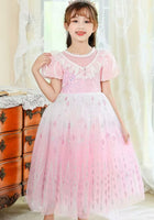 Load image into Gallery viewer, Aurora Lace Pink Princess Party Dress Costume &amp; Cape
