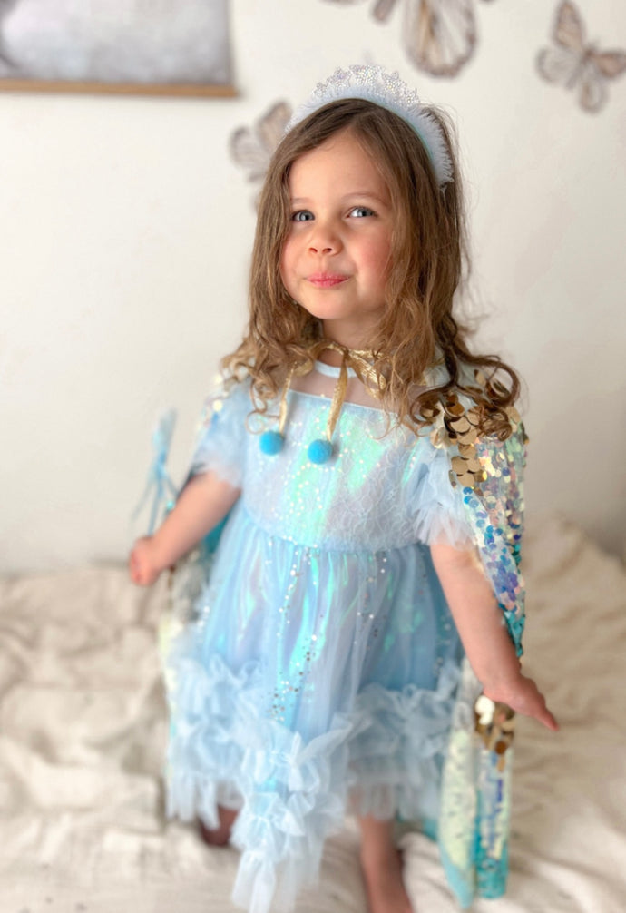Blue Star Birthday Crown Headband