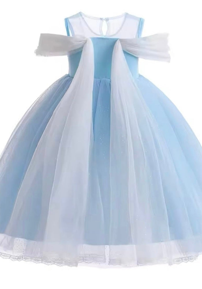 Blue Princess Luxe Birthday Party Dress Costume - Fox Baby & Co