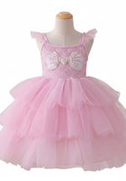 Load image into Gallery viewer, Pink Pearl Mermaid Princess Birthday Party Dress - Fox Baby &amp; Co
