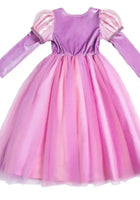 Load image into Gallery viewer, Enchanted Purple Princess Birthday Long Sleeve Party Dress Costume - Fox Baby &amp; Co
