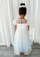 Load image into Gallery viewer, White Snow Princess Birthday Party Dress - Fox Baby &amp; Co
