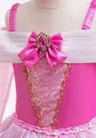 Load image into Gallery viewer, Magical Aurora Pink Princess Long Sleeve Party Dress Costume - Fox Baby &amp; Co
