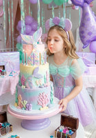 Load image into Gallery viewer, Mermaid Dream Princess Birthday Party Dress
