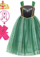Load image into Gallery viewer, Magical Anna Princess Birthday Party Dress Costume &amp; Jewellery Set - Fox Baby &amp; Co
