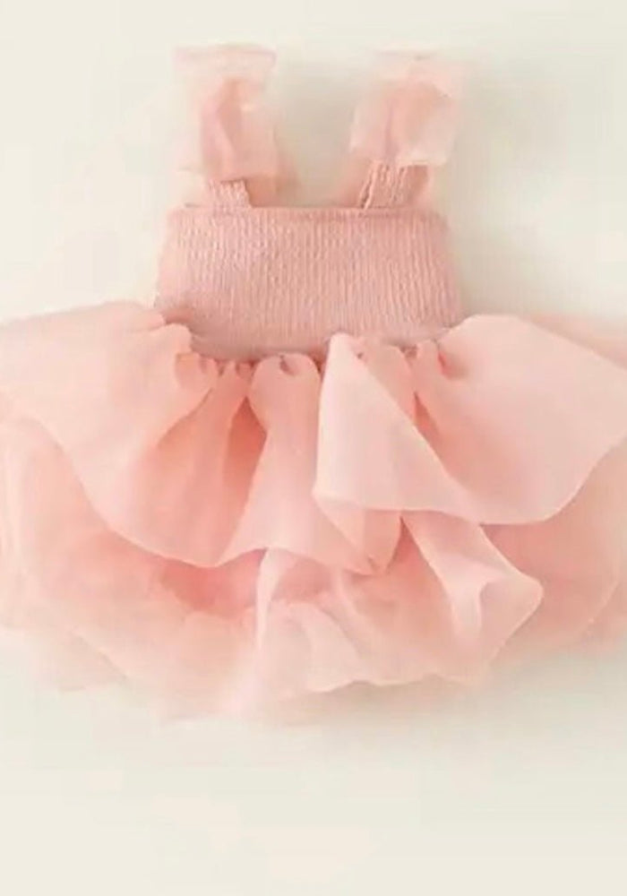 Little girl Mirabelle Tutu Birthday Dres - Pink (pre order) - Fox Baby & Co
