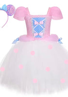Load image into Gallery viewer, Little Bo Peep Inspired Tutu Dress Costume with Headband - Fox Baby &amp; Co

