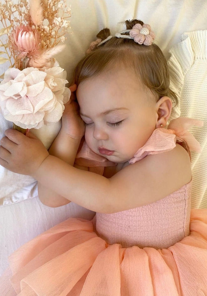 Little girl Mirabelle Tutu Birthday Dres - Pink (pre order) - Fox Baby & Co