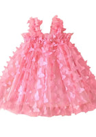 Load image into Gallery viewer, Whimsical Butterfly Tulle Dress - Rose Pink - Fox Baby &amp; Co
