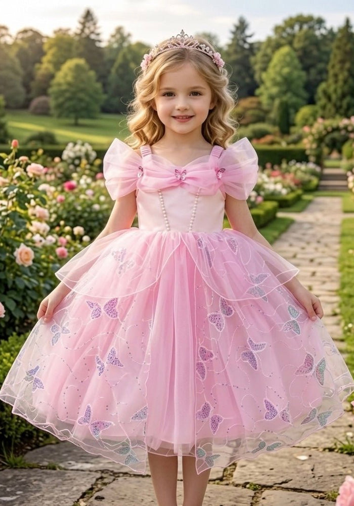 Butterfly Bliss Pink Princess Dress - Fox Baby & Co