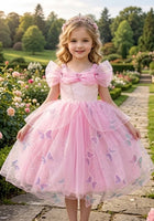 Load image into Gallery viewer, Butterfly Bliss Pink Princess Dress - Fox Baby &amp; Co
