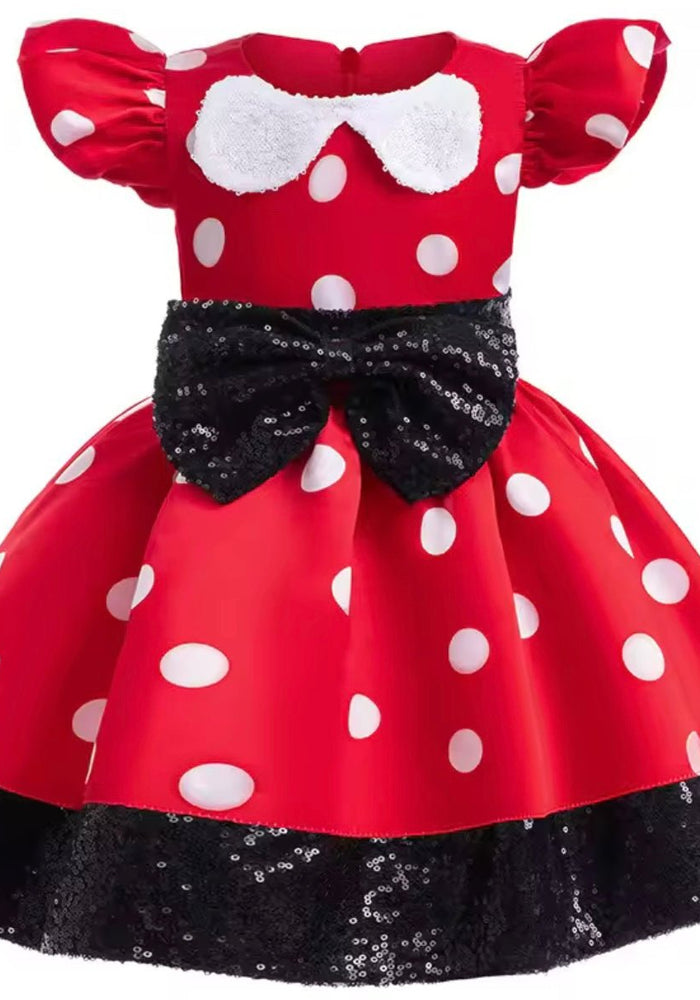 Minnie Luxe Party Tulle Dress - Red - Fox Baby & Co