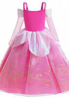 Load image into Gallery viewer, Magical Aurora Pink Princess Long Sleeve Party Dress Costume - Fox Baby &amp; Co
