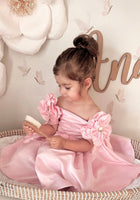 Load image into Gallery viewer, Kids little girls Talulah Flower Party Dress - Pink (pre order)
