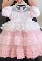 Load image into Gallery viewer, Kid little girl Fairytale Birthday Tulle Dress - Pink - Fox Baby &amp; Co
