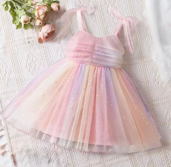 Birthday Tulle Frill Dress - Rainbow - Fox Baby & Co