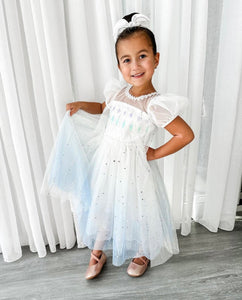 White Snow Princess Birthday Party Dress - Fox Baby & Co