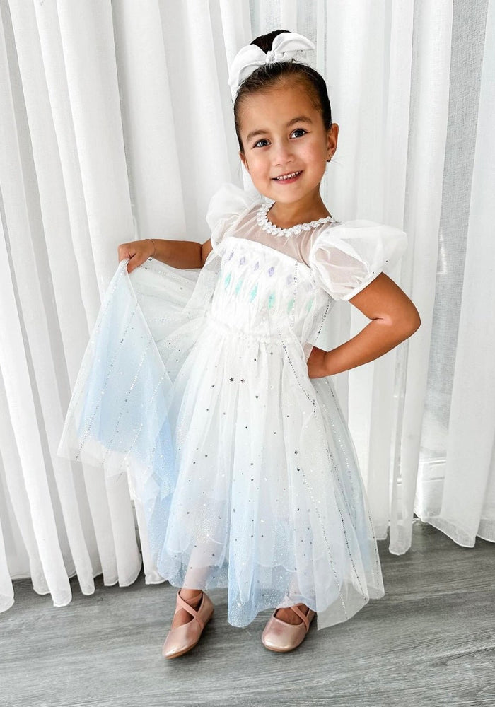 White Snow Princess Birthday Party Dress - Fox Baby & Co
