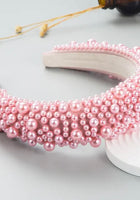 Load image into Gallery viewer, Luxe Statement Pink Bead Girls Headband
