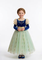 Load image into Gallery viewer, Enchanted Anna Princess Long Sleeve Party Dress Costume - Fox Baby &amp; Co
