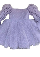 Load image into Gallery viewer, Flowergirl Fairy Wonderland Long Sleeve Luxe Tulle Dress - Pink Dots - Lilac - Fox Baby &amp; Co
