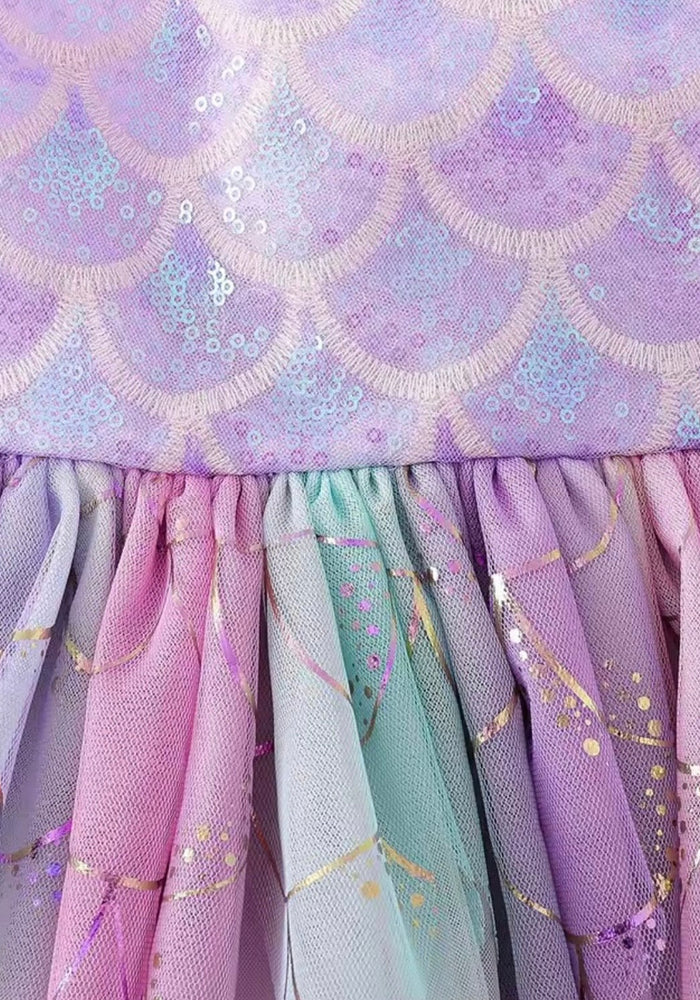 Fairyfloss Mermaid Princess Birthday Party Dress