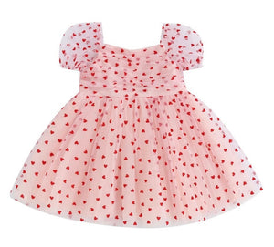Kids girls XOXO Party Tulle Dress - Pink