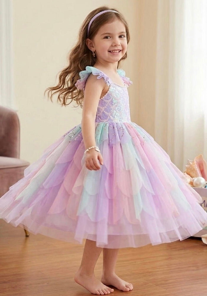 Fairyfloss Mermaid Princess Birthday Party Dress - Fox Baby & Co