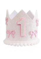 Load image into Gallery viewer, My 1st Birthday Party Crown Hat - Bows - Fox Baby &amp; Co
