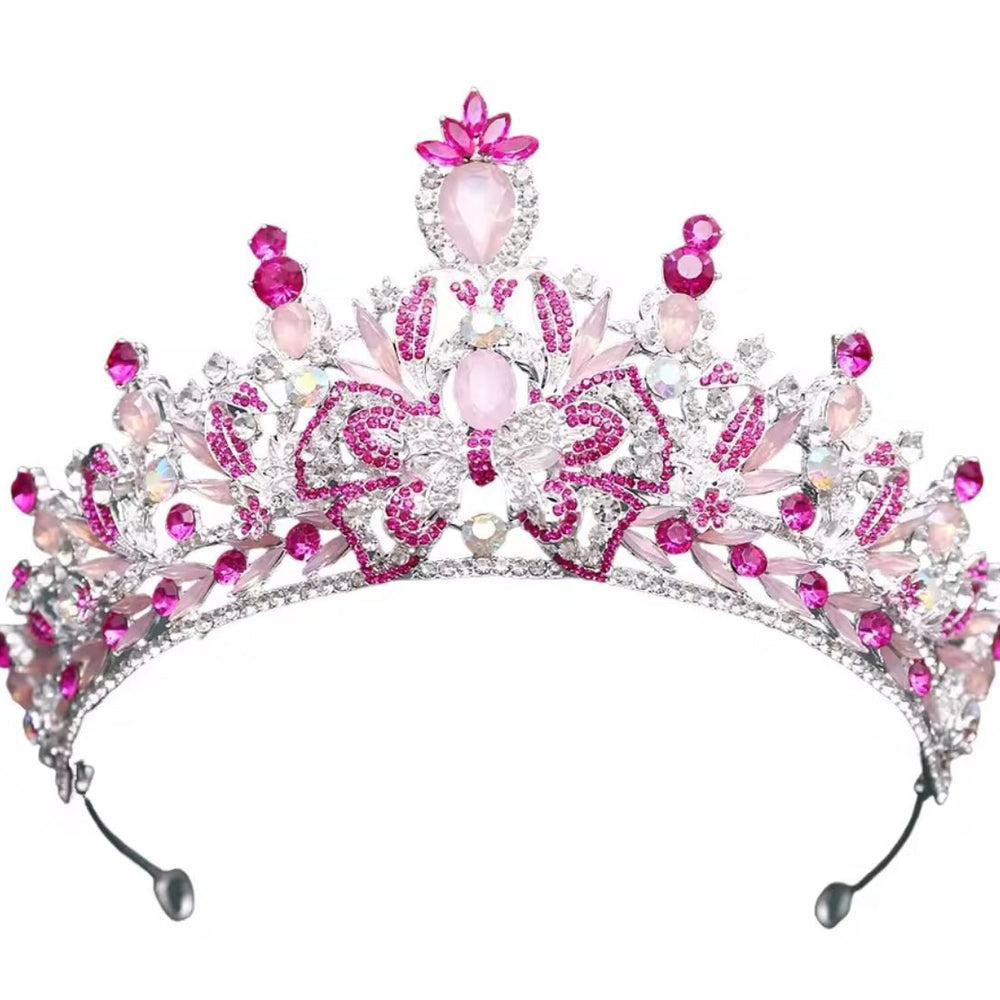 Princess Luxe Tiara Birthday Crown - Pink - Fox Baby & Co