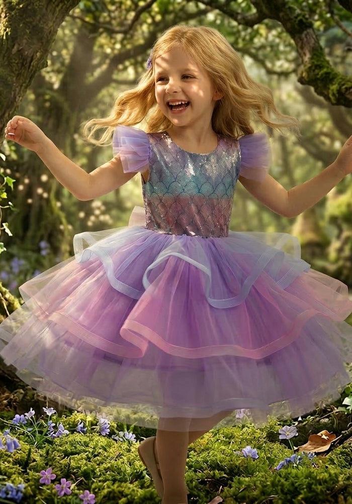 Seraphina Mermaid Princess Tulle Dress Costume Cosplay