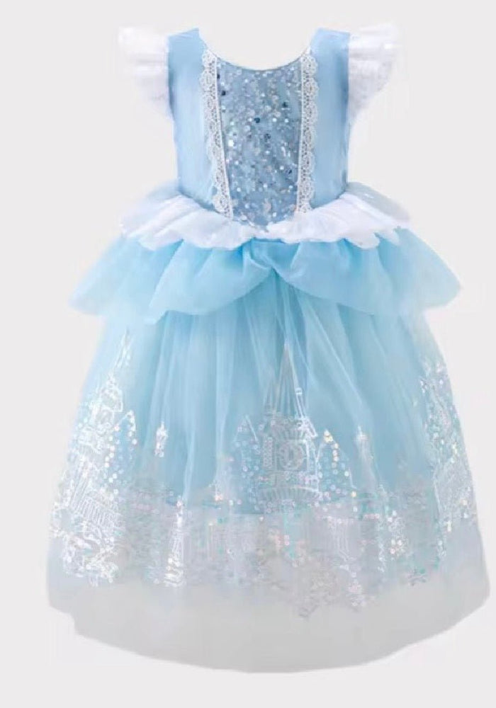Cinderella Enchanted Castle Luxe Dress & Matching Gloves - Fox Baby & Co