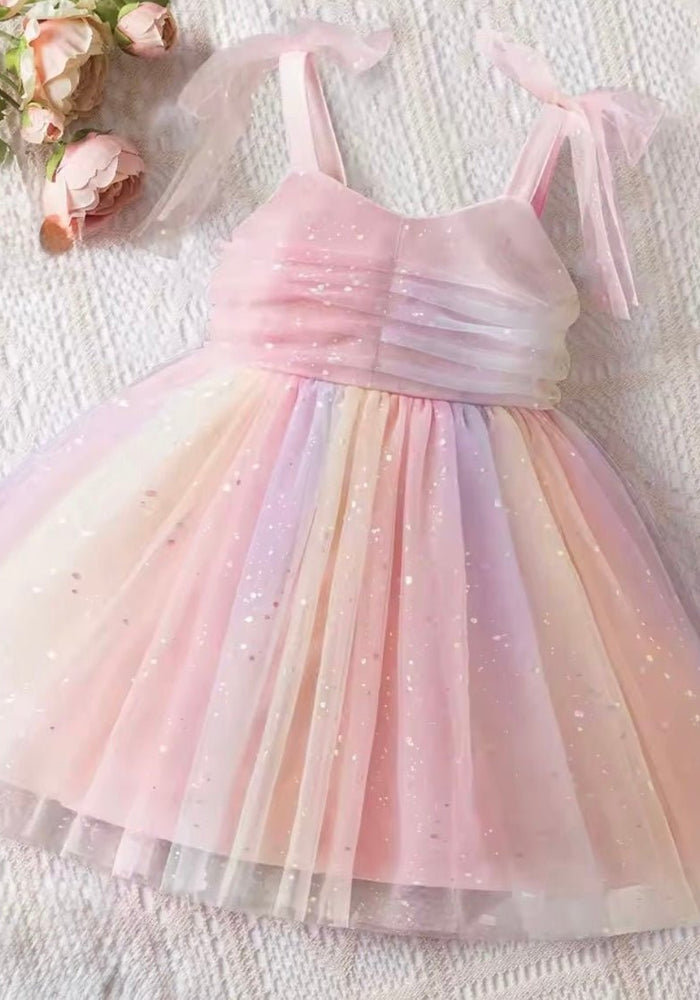 Birthday Tulle Frill Dress - Rainbow - Fox Baby & Co