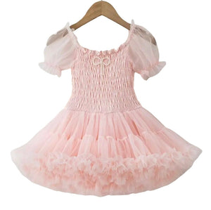 Kids little girls Ballerina Princess Tutu Dress - Baby Pink - Fox Baby & Co