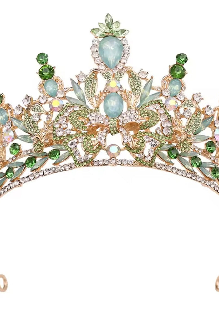 Princess Luxe Tiara Birthday Crown - Green - Fox Baby & Co