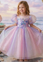 Load image into Gallery viewer, Mermaid Pastel Sequins Princess Dress Costume Cosplay - Fox Baby &amp; Co
